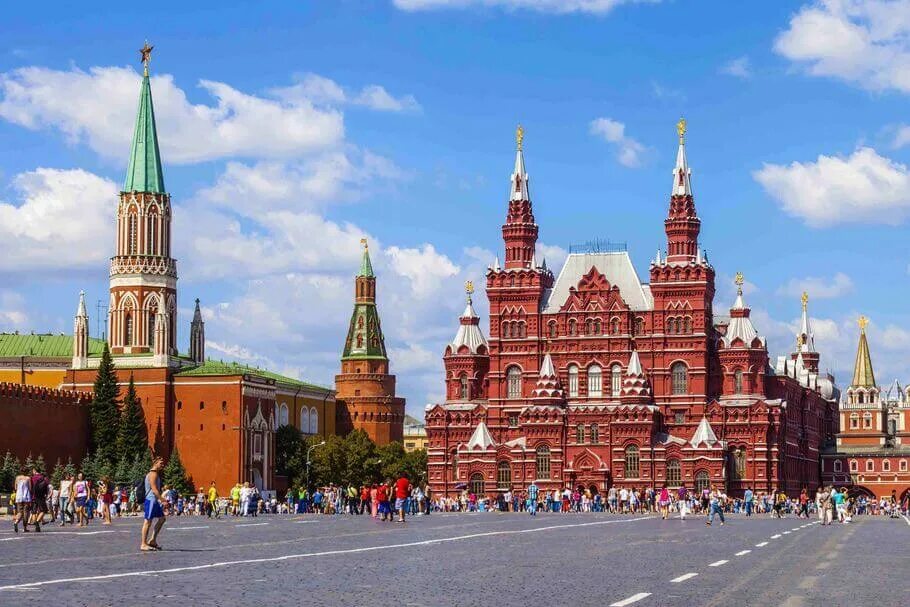 Red square is the most visited
