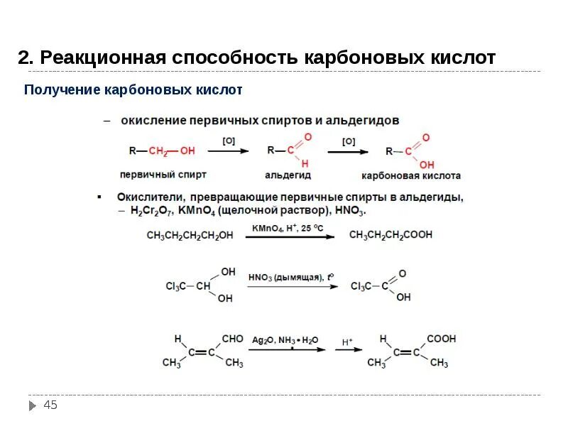 Взаимодействие альдегидов с карбоновыми кислотами. Карбоновые кислоты получение монокарбоновых. Биологически важные реакции кетонов. Окисление первичных спиртов до карбоновых кислот механизм. Окисление альдегидов и получение карбоно.