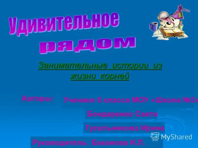 урок занимательной истории
