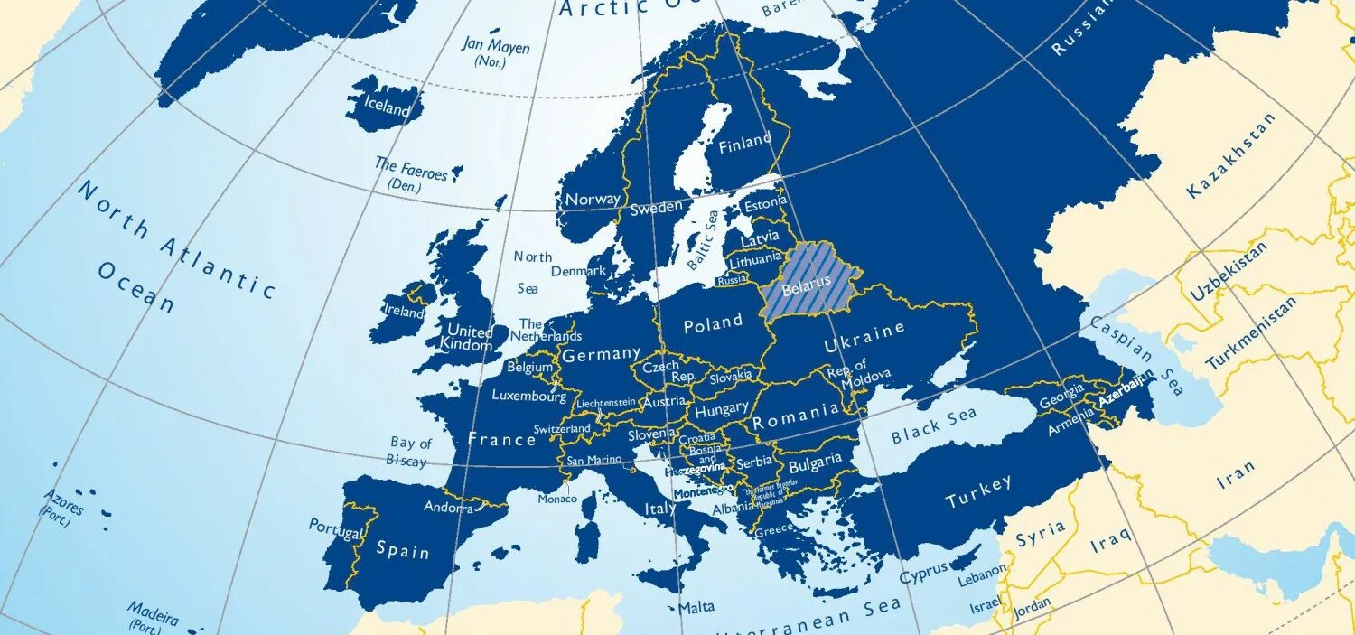 Совет Европы карта. Совет Европы страны на карте.