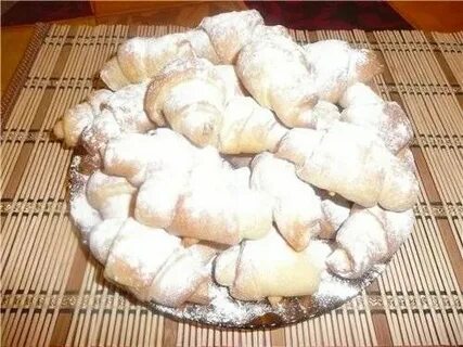 Рогалики на дрожжах с молоком
