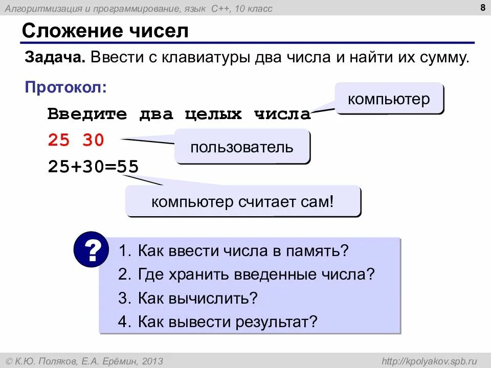 Задача количество чисел в числе питон. Ввести с клавиатуры два числа и найти их сумму. сложение чисел паскаль. программирование сложение 2 чисел. сложение двух чисел на языке си.