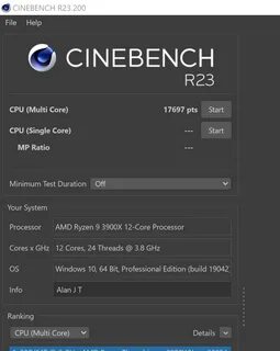 Cinebench r23