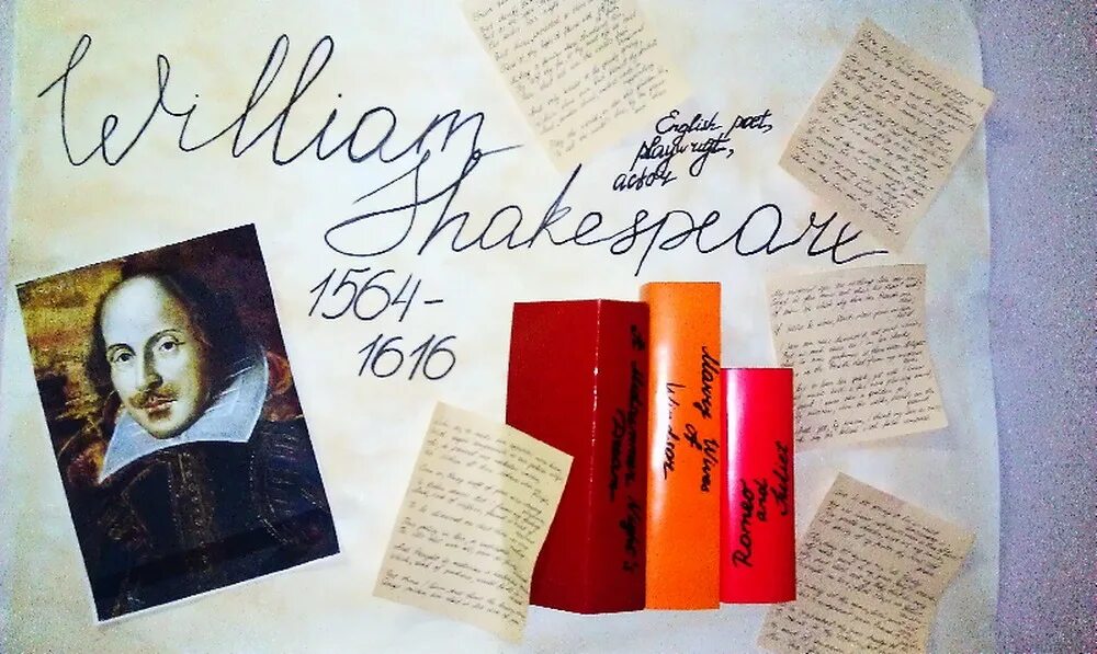 Шекспир книжная выставка в библиотеке. Вильям Шекспир стенгазета. Плакат на тему английские Писатели. Плакат на тему литература. Стенгазета про писателя.