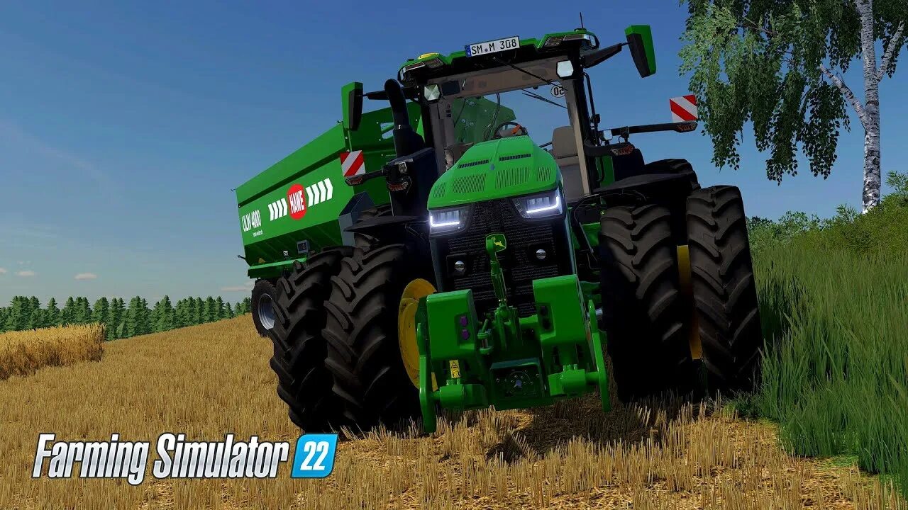 Fs 22 новое. John Deere 8r 280. John Deere fs22. John Deere 8r для fs22. John Deere 8r 410.