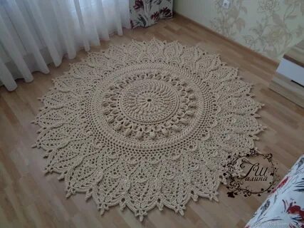 Коврики вязанные из шнура