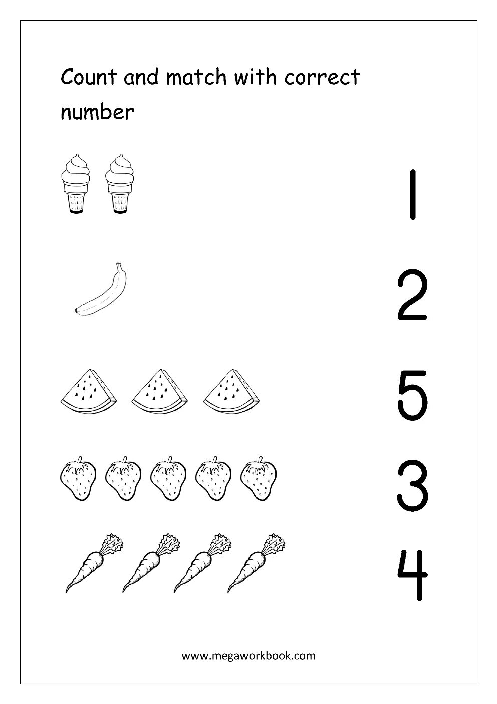 Count and Match. Worksheet for numbers. Numbers for Kindergarten. Count from 1 to 5 Worksheets for Kids. Numbers 1 5 games