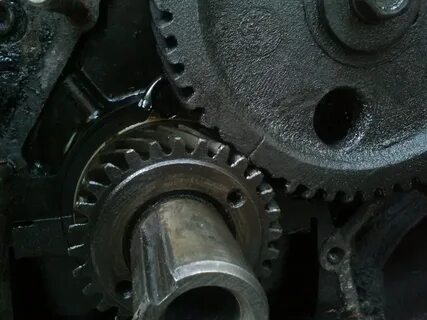 Как выставить по меткам шестерни
