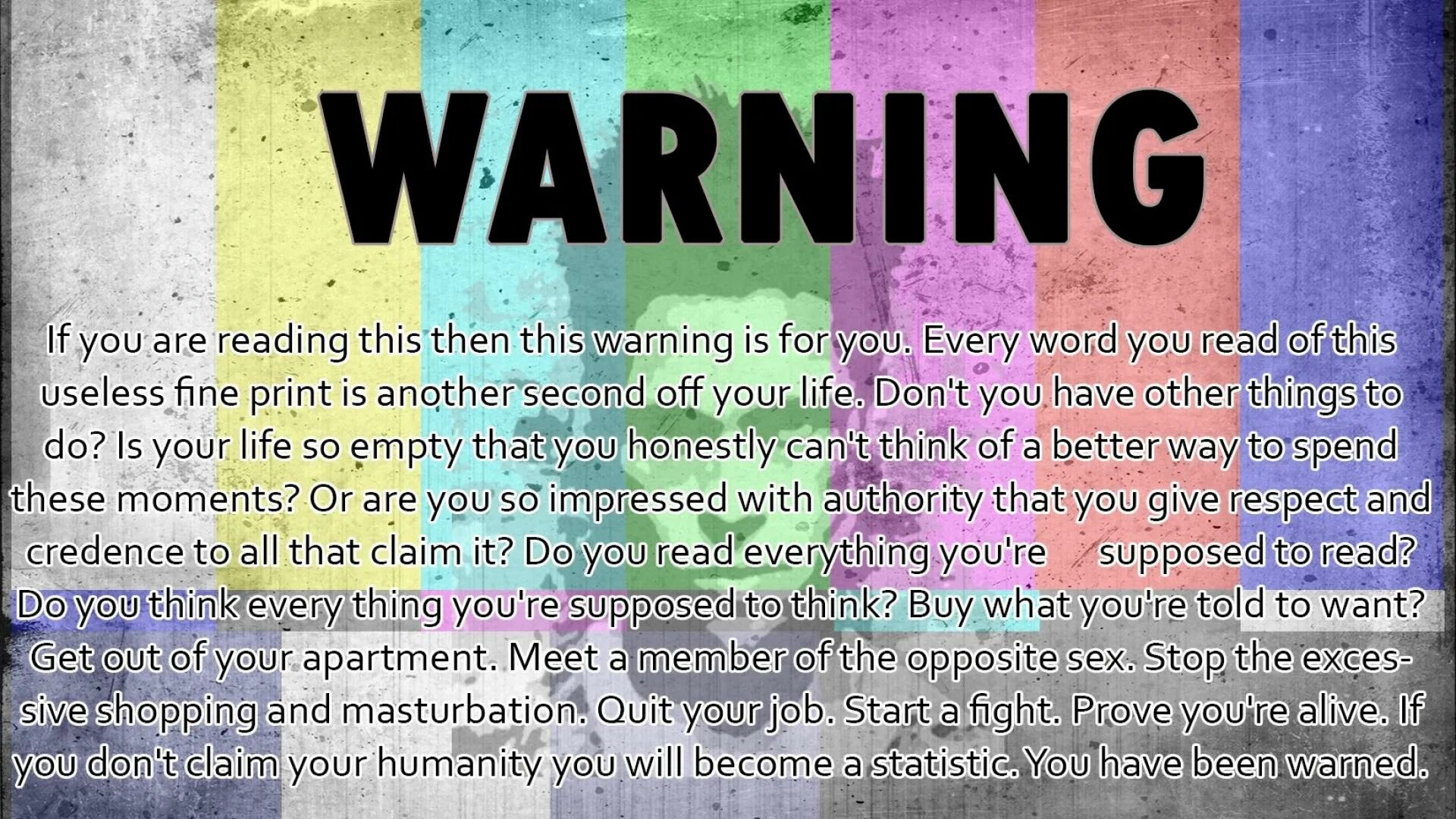 Не пытайтесь это повторить постер. You have been warned. You have been warned. Надпись варнинг. Чужие игра 2023.