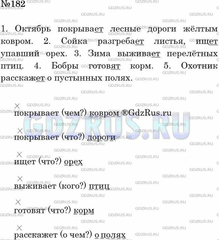 Сойка разгребает листья ищет упавший орех