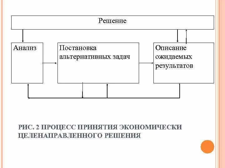 Результаты хозяйственных решений