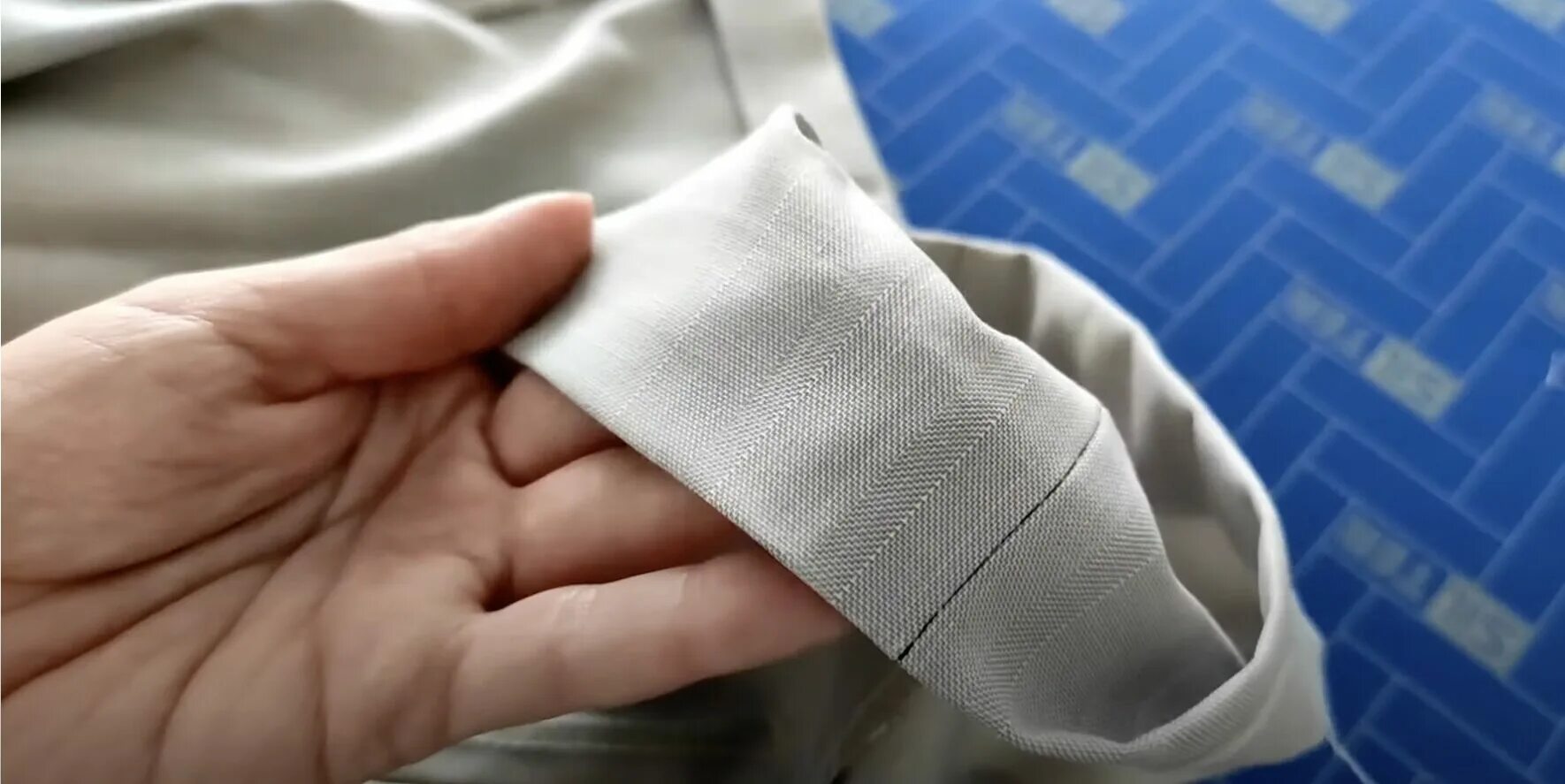 Подшив одежды. Подшив одежды