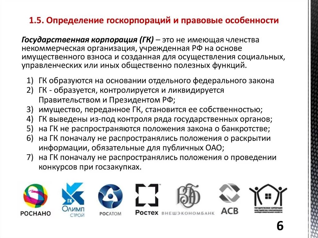 Государственные корпорации. Государственная Корпорация и государственная компания. Российские государственные корпорации. Виды государственных корпораций.