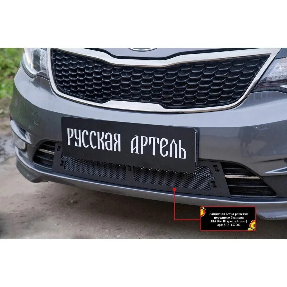 Защитная решетка на бампер. Решетка бамперов кия рио 3 рестайлинг.