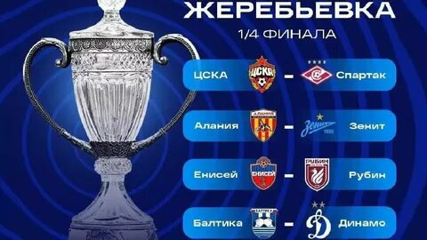 Цска зенит кубок расписание