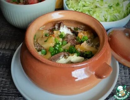 Рецепт мяса в горшочках с рисом