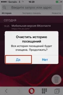 Как очистить историю на айфоне