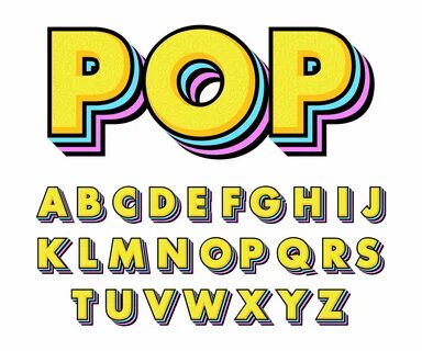 Popping font