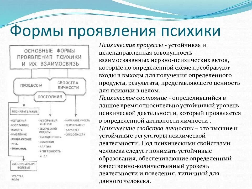 Структура психического состояния. Психические состояния, Познавательные процессы, свойства личности. Структура психики психические процессы психические состояния. Формы проявления психики схема. Формы проявления психики психические явления.