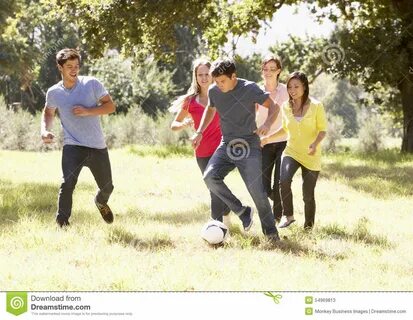 When i my friends they football