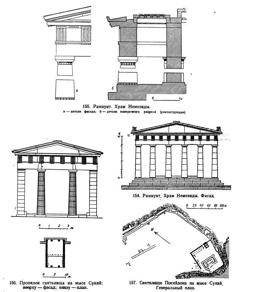 Храм немезиды. Храм марундисвара. Целла в архитектуре. Аттика в древней греции. Дельфы.