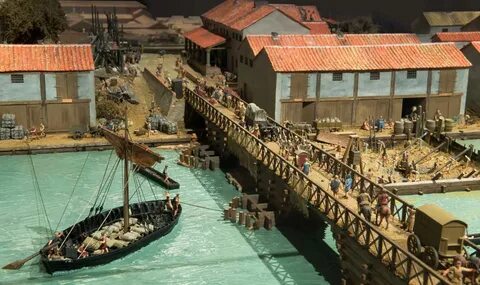 The romans built