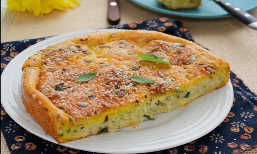 Рецепт заливного пирога с курицей и картошкой