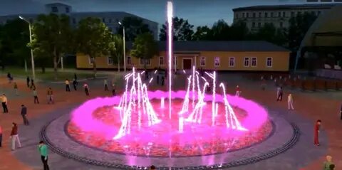 Открытие фонтана в новосибирске