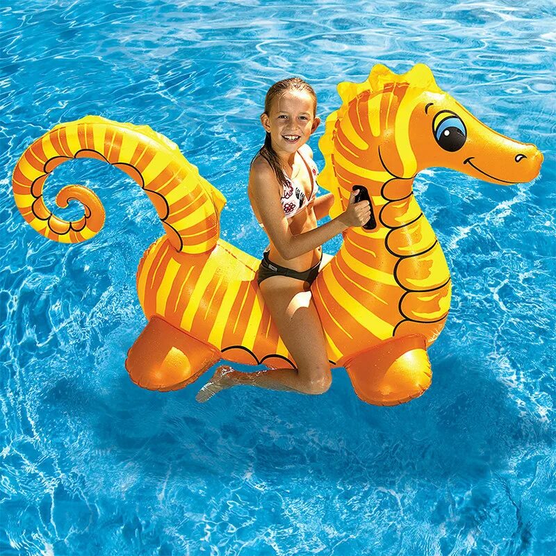 Надувные игрушки. Intex Inflatable Seahorse. Большие надувные игрушки. Гигантские надувные игрушки.