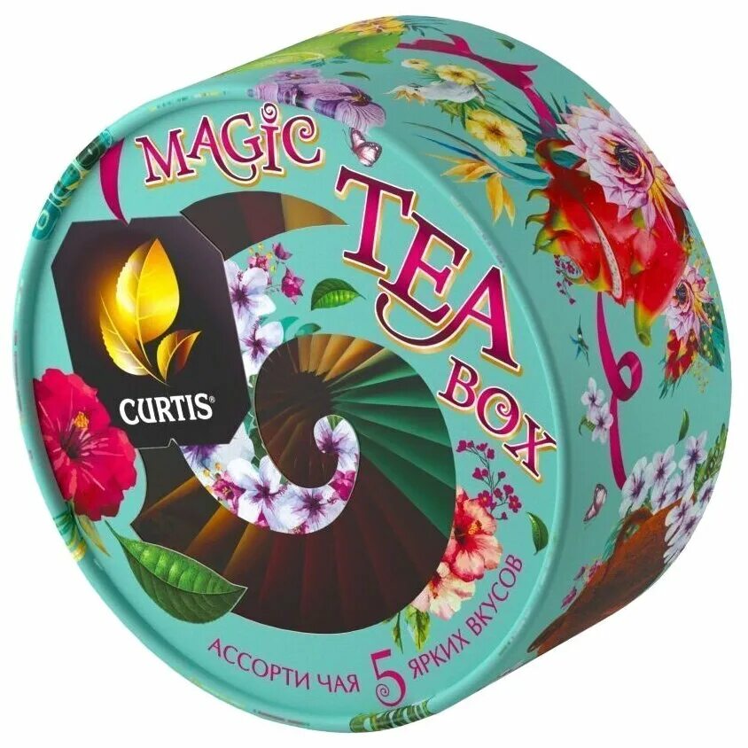 Чай magic. Magic Tea ассорти. Magic Tea Box Curtis. Чай Curtis ассорти ярких вкусов. Набор чая Кертис ассорти.