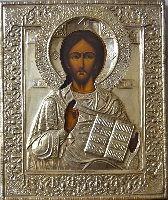 икона спасителя в фольговом окладе. икона 19 век иисус вседержитель в окладе. икона вседержитель в окладе. софрино иконы господь вседержитель в окладе. господь вседержитель икона 19 века.