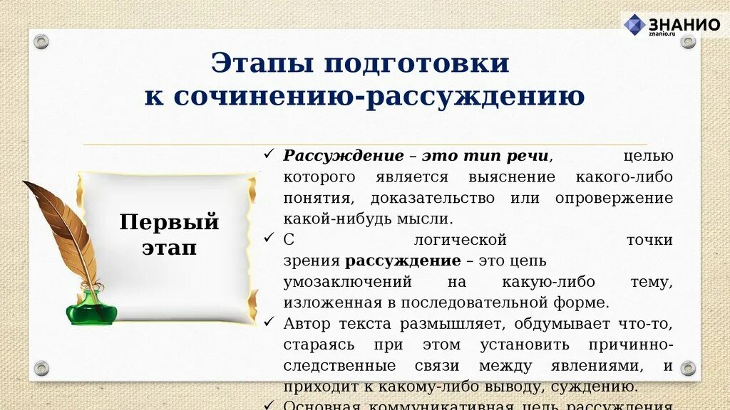 Этапы подготовки к сочинению. Этапы сочинения рассуждения. Алгоритм подготовки к сочинению. Подготовить материал к сочинению. Приму к сочинению