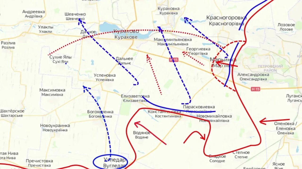 Угледар линия фронта. Курахово на карте боевых действий. Угледар карта боев.