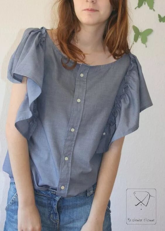 Блузка переделать. Блузка из мужской рубашки. Туника из мужской рубашки. Из мужской рубашки переделки. Перешить мужскую рубашку.