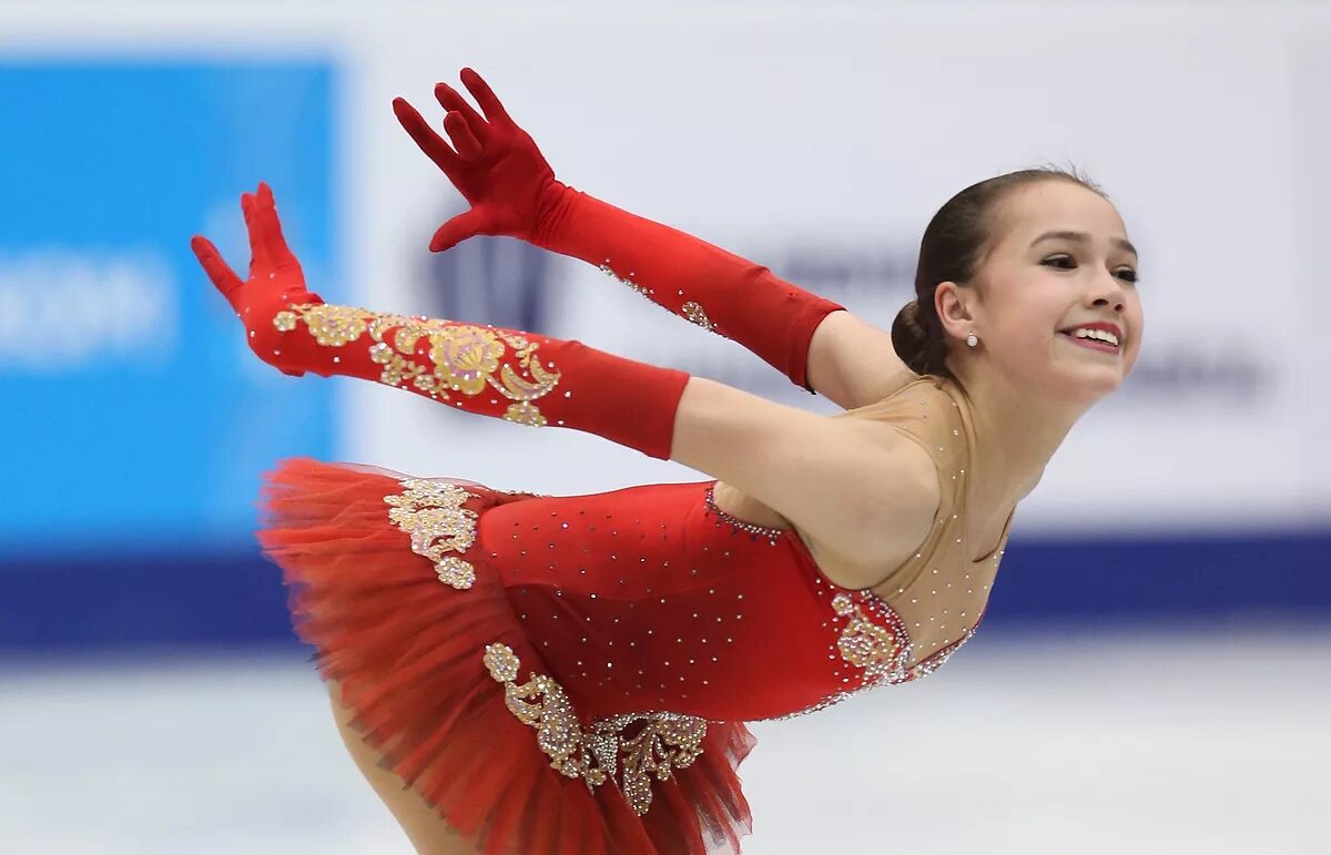 Figuristka Alina Zagitova.