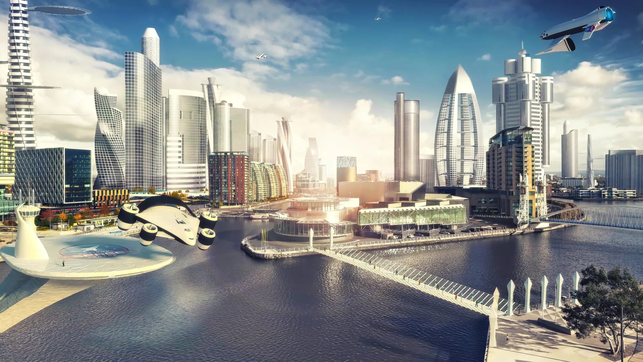 Какой будет выглядеть. Город будущего. Город в будущем. Современный город будущего. Будущий город.