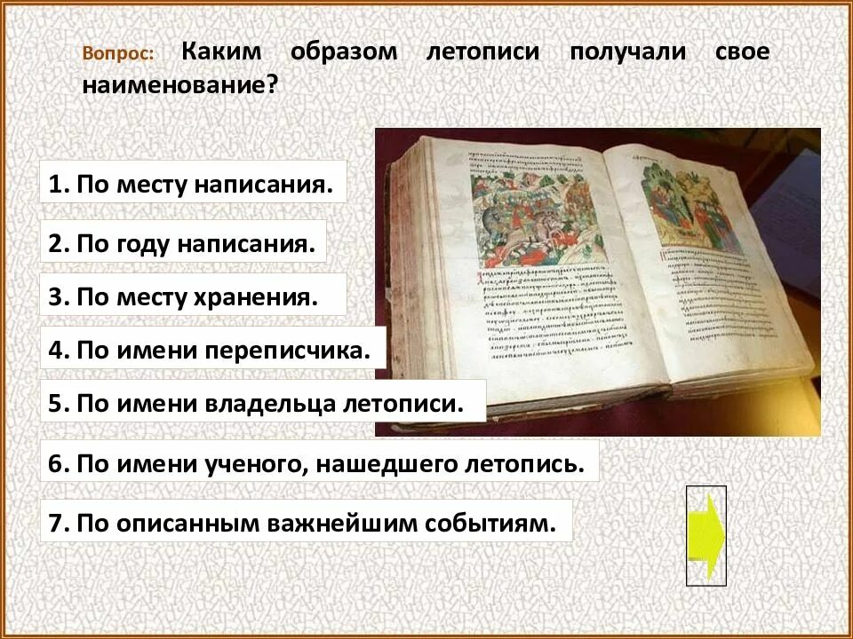 В летописи под цифрой 3. Летопись. жанровая специфика летописи. литературные памятники древней руси. сообщение по страницам летописи.