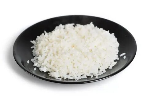 Тарелка с рисовой кашей