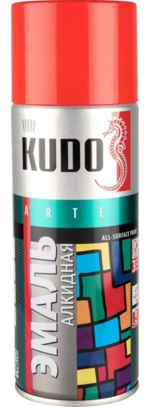 Эмаль универсальная алкидная kudo. 1. Краска кудо серебро для суппортов. Краска аэрозоль kudo красная 520мл. Краска кудо красная.