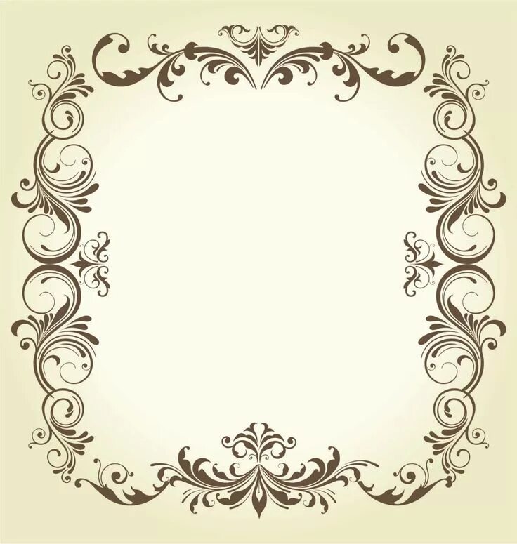 Рамка винтаж. Рамка вензеля. узорная рамка. красивые узорчатые рамки. рамочка с вензелями.