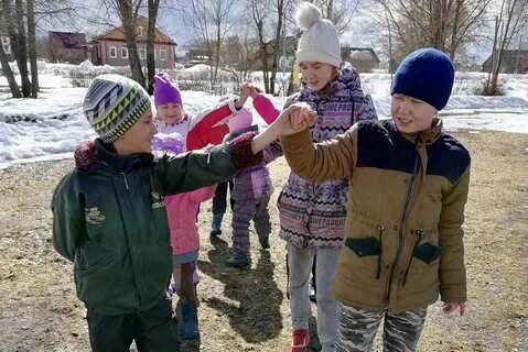 Игровая программа для детей на улице весной