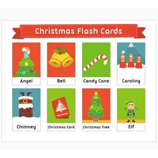 Christmas flashcards