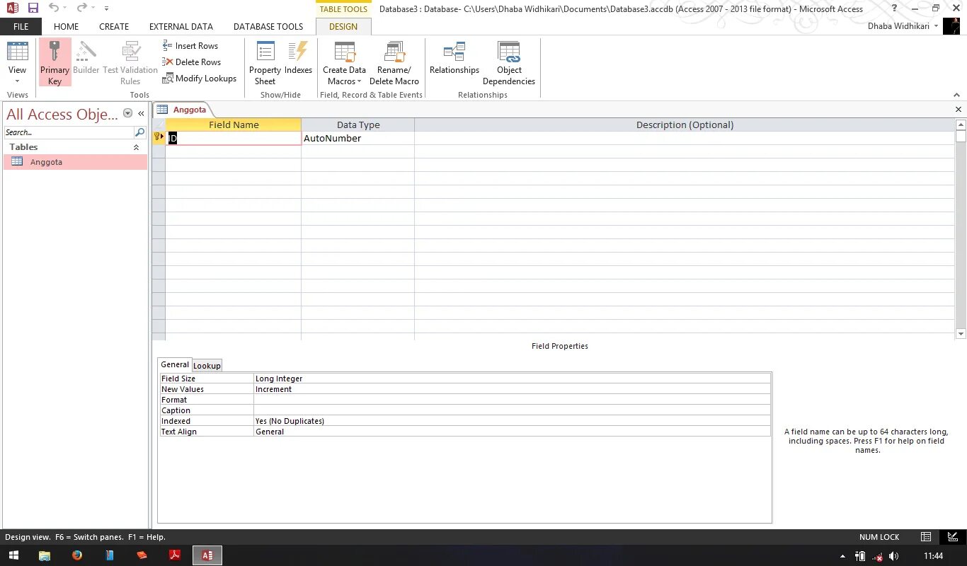 Create Table access. Microsoft access 2013. MS access data Types. ACCDB viewer. Tools fields