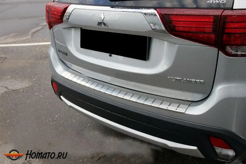 Задний бампер мицубиси аутлендер. Накладка на задний бампер Mitsubishi Outlander. Накладка на задний бампер Mitsubishi Outlander 3. Накладка на задний бампер Мицубиси Аутлендер 3 с загибом. Накладка на задний бампер Mitsubishi Outlander 3 2019.