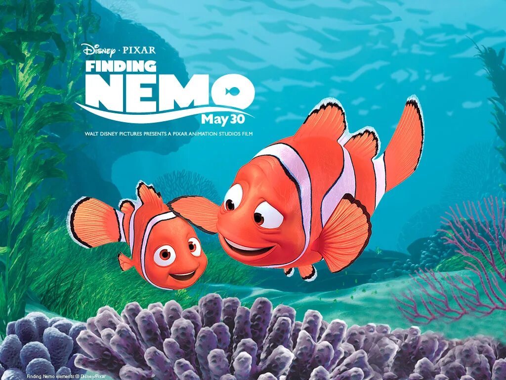 Немо на английском с английскими субтитрами. Немо. В поисках Немо. Finding Nemo Постер.