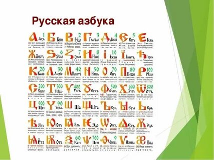 Азбука старая русса