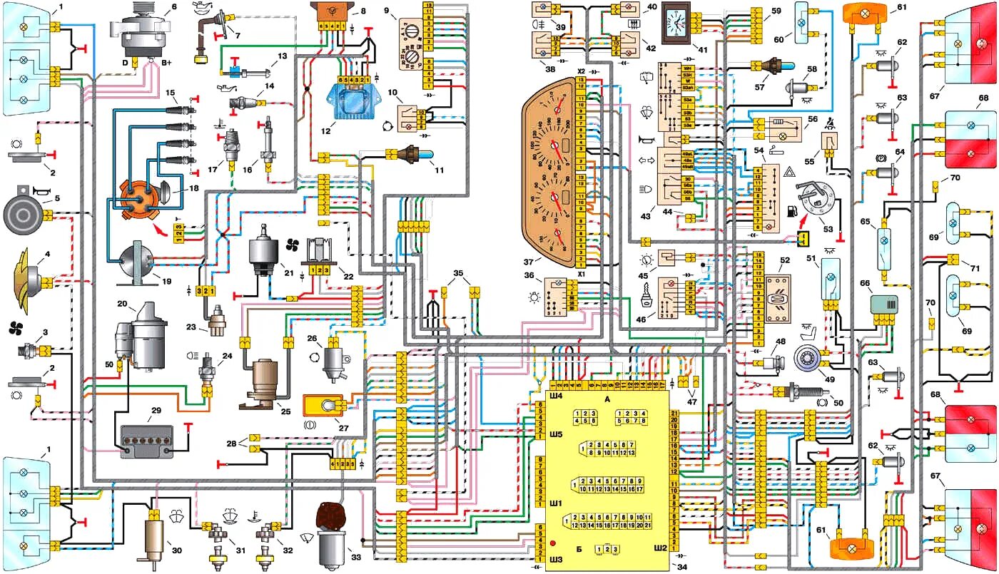 Электропроводка 2110. Электрическая схема ВАЗ 2110 инжектор. Схема Эл проводки ВАЗ 2110. Проводка ВАЗ 2110 инжектор 8 схема. Схема электрооборудования 2110 инжектор.