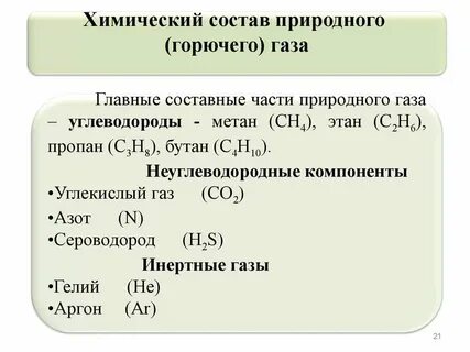 Хим формула газа