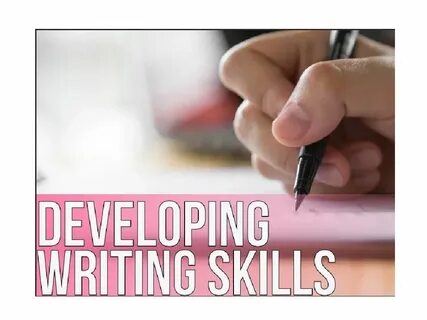 Writing skills in english