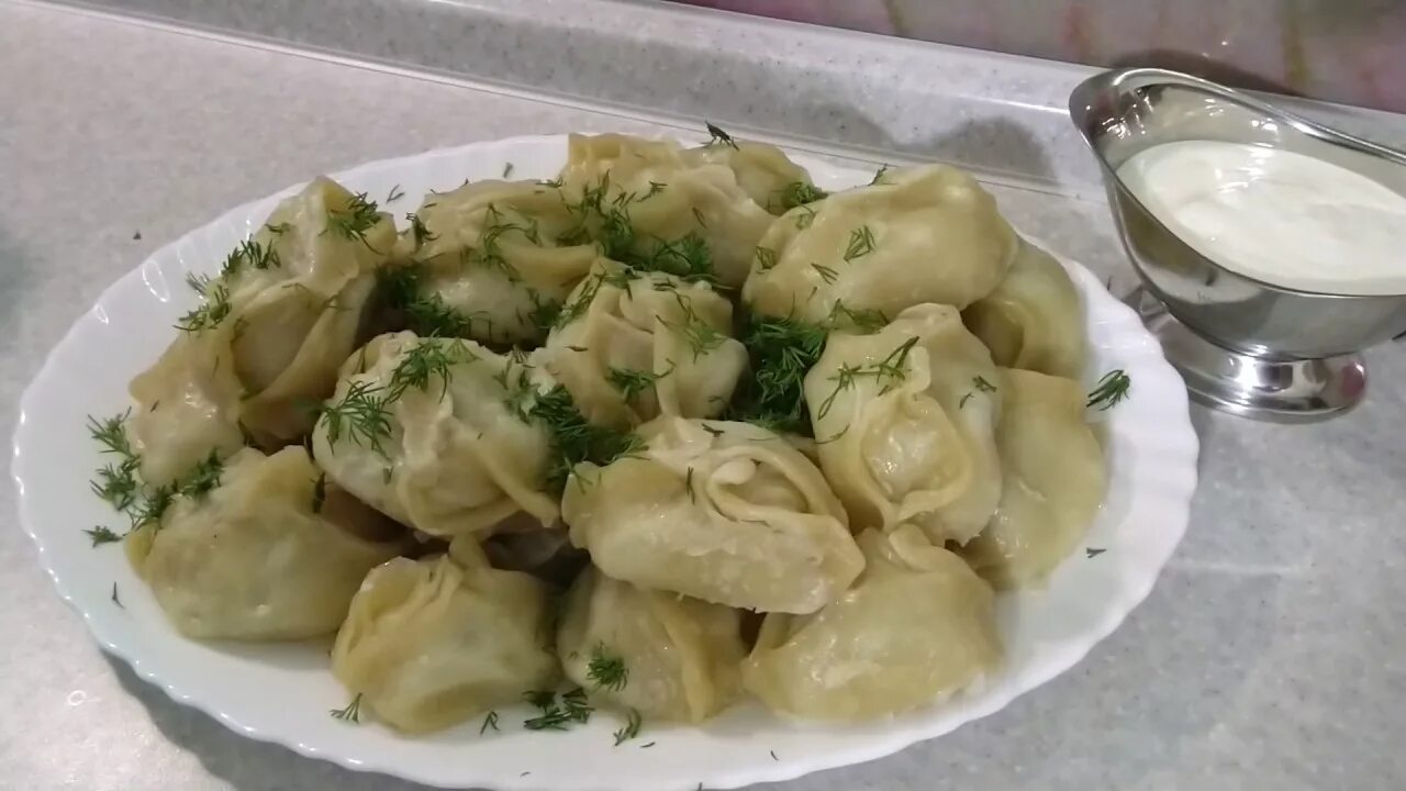 Тесто для мантов татарских